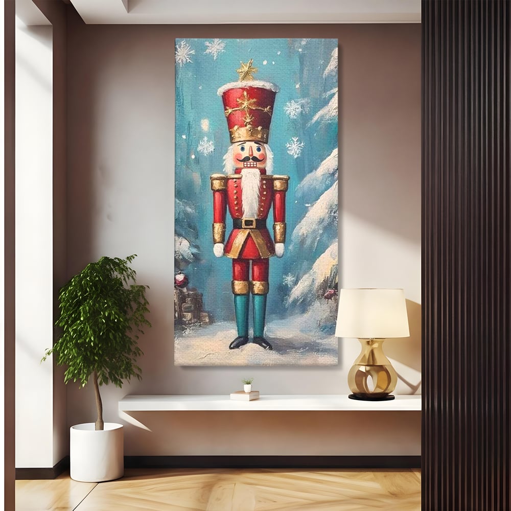Tablou canvas cu tablou canvas cu spargator de nuci, fara rama, pe sasiu de lemn